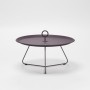 EYELET SIDE TABLE OUTDOOR PLUM DIA 70 CM