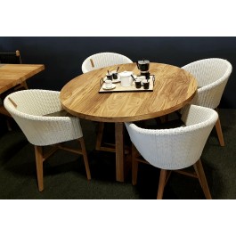 AMERICAN ROUND DINING TABLE 120 CM