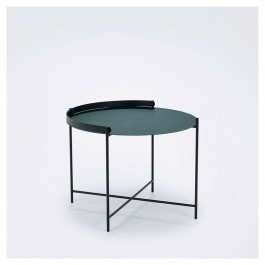 EDGE SIDE TABLE OUTDOOR PINE GREEN DIA 62 CM